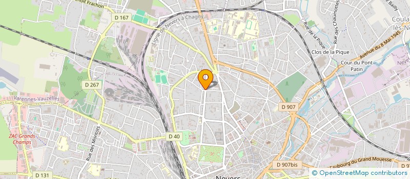 localisation de l'entreprise MONSIEUR PATRICE PATIN à NEVERS