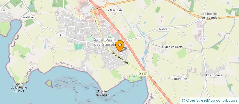 localisation de l'entreprise MONSIEUR PATRICE PAULIAT  CHATEAUNEUF-D'ILLE-ET-VILAINE