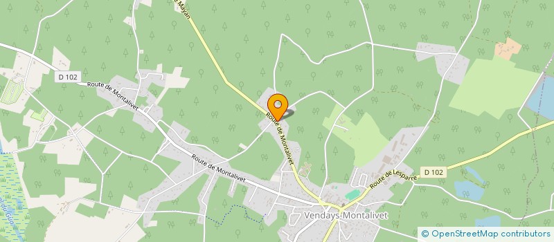 localisation de l'entreprise MONSIEUR PATRICE PAUTARD  VENDAYS-MONTALIVET