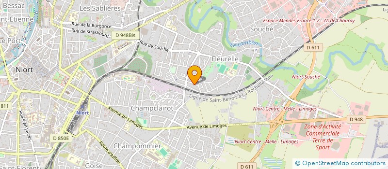 localisation de l'entreprise MONSIEUR PATRICE PAYET  NIORT