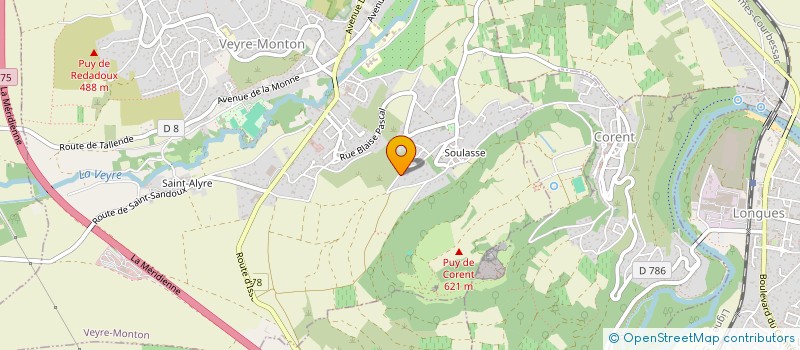 localisation de l'entreprise MONSIEUR PATRICE PECHON  VEYRE-MONTON