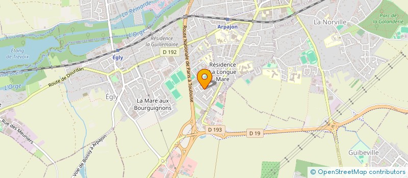 localisation de l'entreprise MONSIEUR PATRICE PELTIER  EGLY