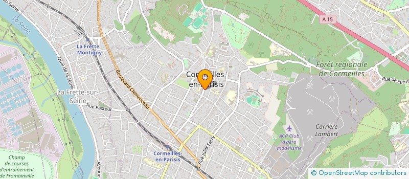 localisation de l'entreprise MONSIEUR PATRICE PENJON  CORMEILLES-EN-PARISIS