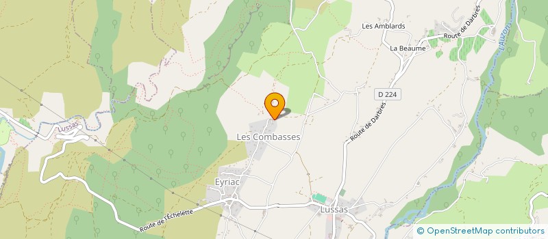 localisation de l'entreprise MONSIEUR PATRICE PENVEN  LUSSAS