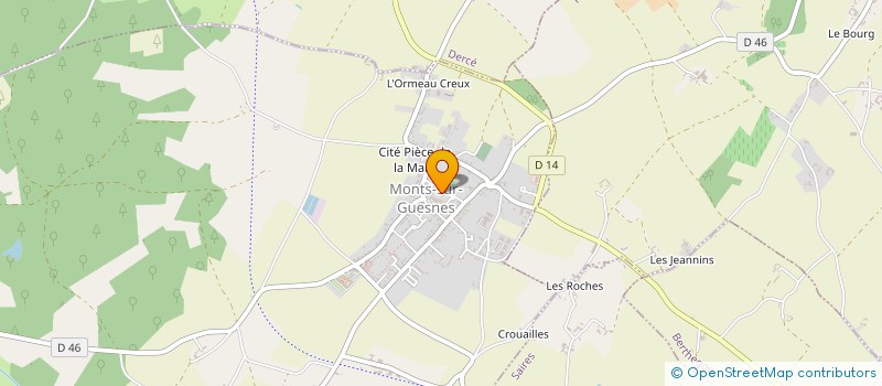 localisation de l'entreprise MONSIEUR PATRICE PERDRIAU à MONTS-SUR-GUESNES