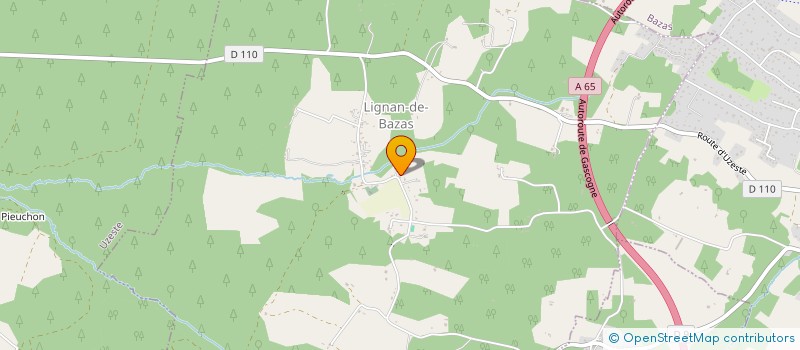 localisation de l'entreprise MONSIEUR PATRICE PERON  LIGNAN-DE-BAZAS