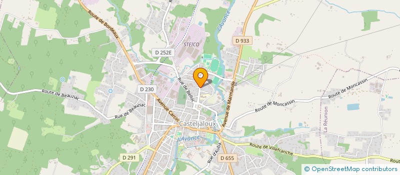 localisation de l'entreprise MONSIEUR PATRICE PERPERE  CASTELJALOUX