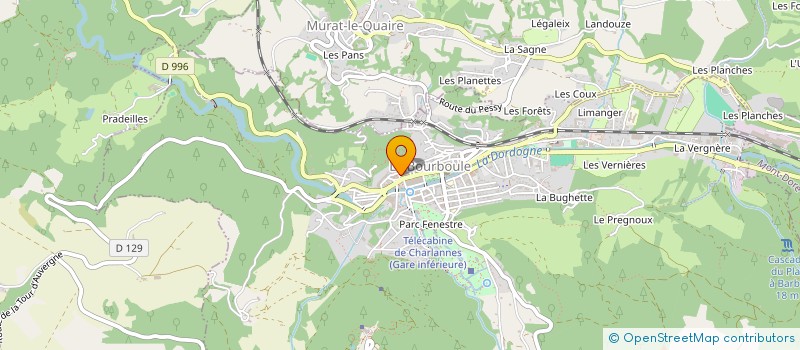 localisation de l'entreprise MONSIEUR PATRICE PERRE  LA BOURBOULE