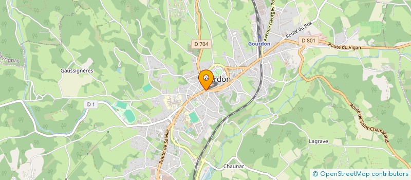 localisation de l'entreprise MONSIEUR PATRICE PERRIER  GOURDON