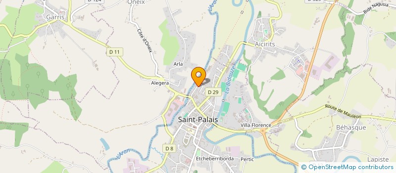 localisation de l'entreprise MONSIEUR PATRICE PERRIN à SAINT-PALAIS