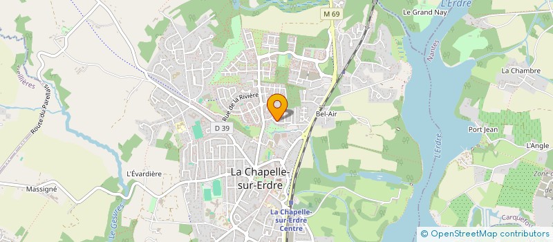 localisation de l'entreprise MONSIEUR PATRICE PERTANT à LA CHAPELLE-SUR-ERDRE