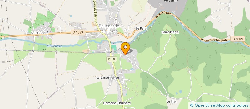 localisation de l'entreprise MONSIEUR PATRICE PETRUS à BELLEGARDE-EN-FOREZ