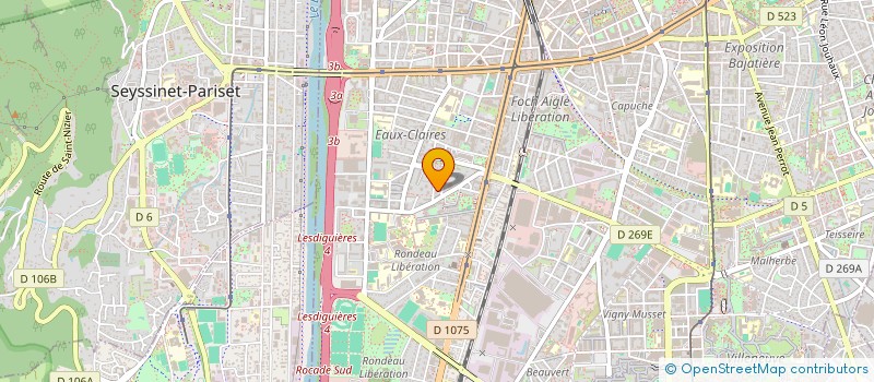 localisation de l'entreprise MONSIEUR PATRICE PEYLIN à GRENOBLE