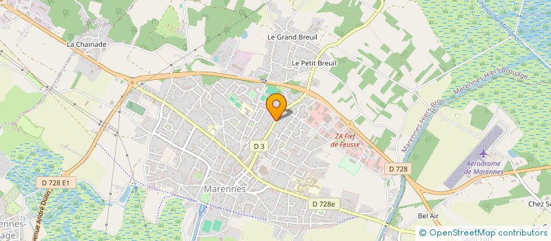 localisation de l'entreprise MONSIEUR PATRICE PHELIPPEAU  MARENNES-HIERS-BROUAGE