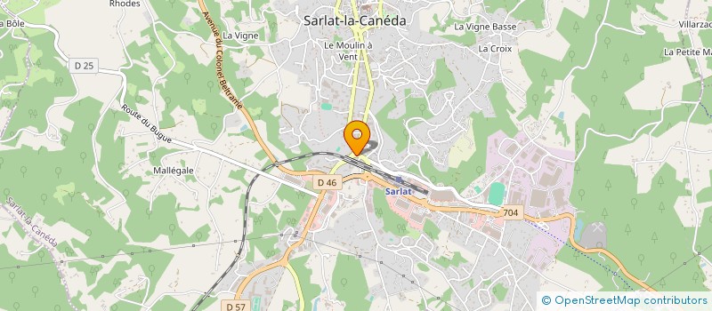 localisation de l'entreprise MONSIEUR PATRICE PHILIPPOTEAUX à SARLAT-LA-CANEDA