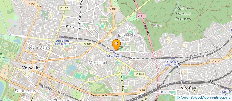 localisation de l'entreprise MONSIEUR PATRICE PICARD à VERSAILLES