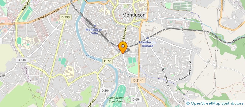 localisation de l'entreprise MONSIEUR PATRICE PICQUETTE à MONTLUCON