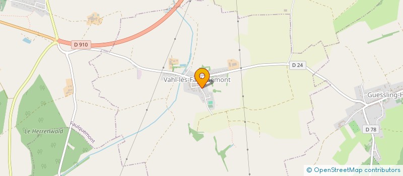 localisation de l'entreprise MONSIEUR PATRICE PIERRE  VAHL-LES-FAULQUEMONT