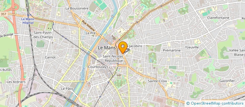 localisation de l'entreprise MONSIEUR PATRICE PIETIN  LE MANS