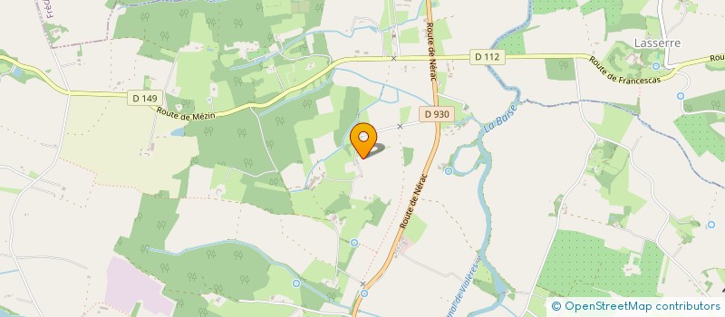 localisation de l'entreprise MONSIEUR PATRICE PIN  MONCRABEAU