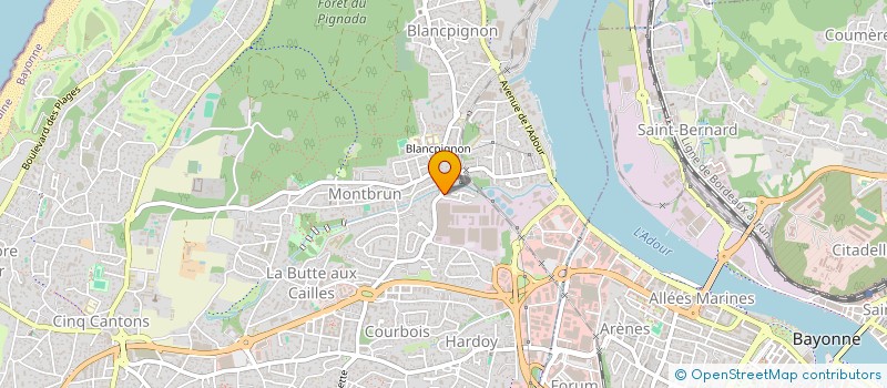 localisation de l'entreprise MONSIEUR PATRICE PINAQUY à ANGLET