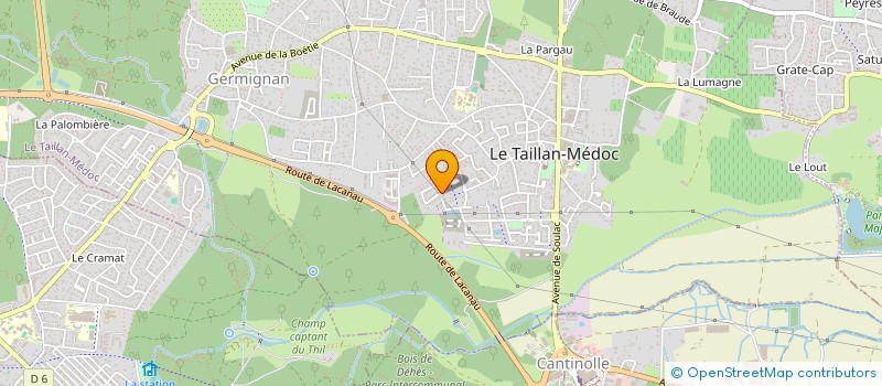 localisation de l'entreprise MONSIEUR PATRICE PIQUEPAILLE  LE TAILLAN-MEDOC