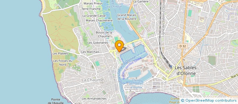 localisation de l'entreprise MONSIEUR PATRICE PLUCHON à LES SABLES D'OLONNE