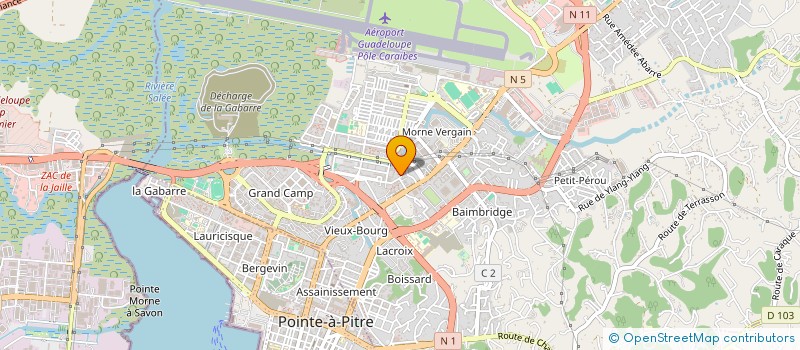 localisation de l'entreprise MONSIEUR PATRICE PLUMAIN à LES ABYMES