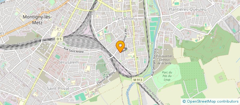 localisation de l'entreprise MONSIEUR PATRICE POIDEVIN  MOYEUVRE GRANDE