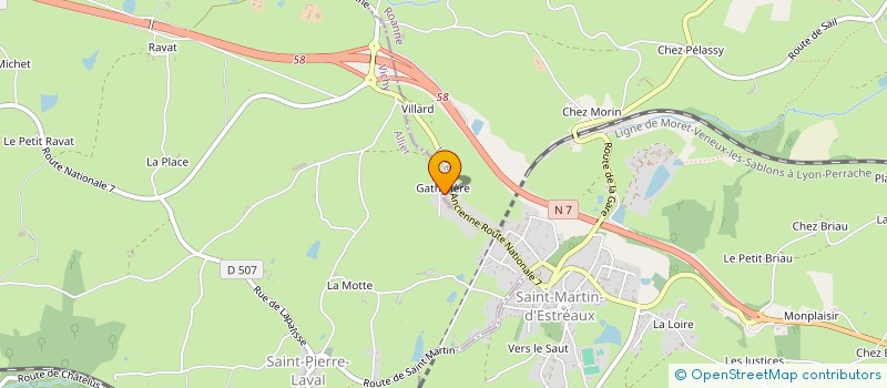 localisation de l'entreprise MONSIEUR PATRICE POILLY  SAINT-MARTIN-D'ESTREAUX