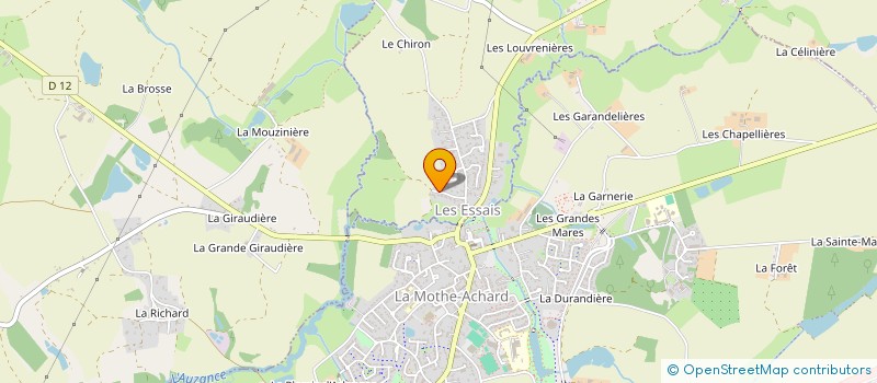 localisation de l'entreprise MONSIEUR PATRICE POIRAUD  SAINT-GEORGES-DE-POINTINDOUX