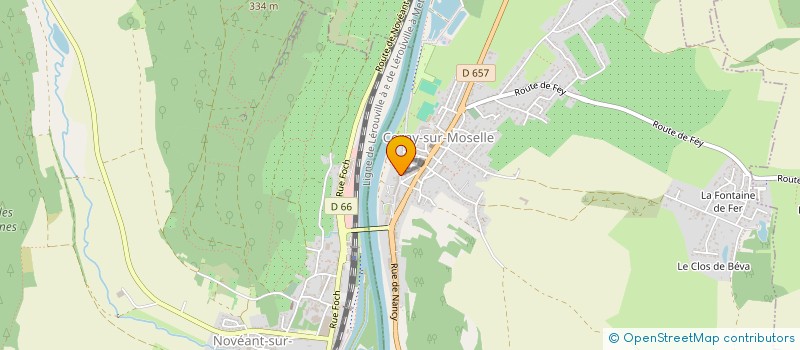 localisation de l'entreprise MONSIEUR PATRICE POMPEY  CORNY-SUR-MOSELLE