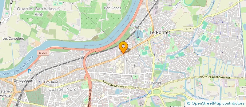 localisation de l'entreprise MONSIEUR PATRICE PONS  LE PONTET