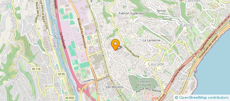 localisation de l'entreprise MONSIEUR PATRICE PONZO  NICE