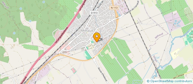 localisation de l'entreprise MONSIEUR PATRICE PORRERA  MILHAUD