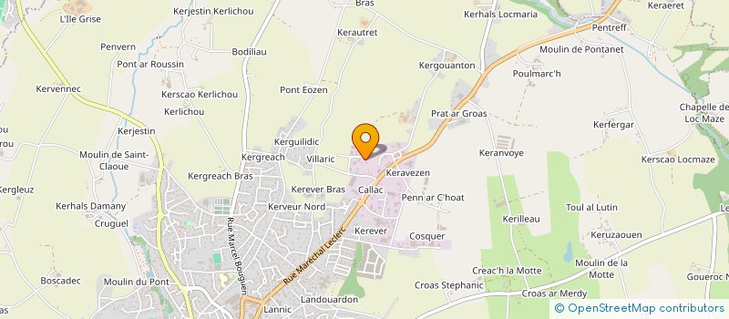 localisation de l'entreprise MONSIEUR PATRICE POTIN à PLABENNEC