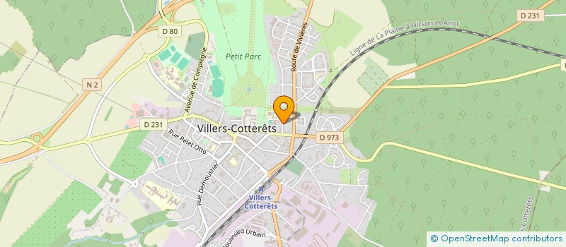 localisation de l'entreprise MONSIEUR PATRICE POTOR à VILLERS-COTTERETS