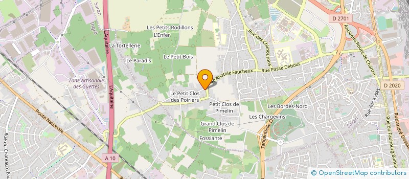 localisation de l'entreprise MONSIEUR PATRICE POULIN à SARAN