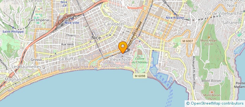 localisation de l'entreprise MONSIEUR PATRICE PRALON  NICE