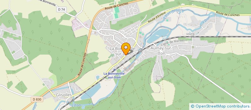 localisation de l'entreprise MONSIEUR PATRICE PRIMEL  LA BONNEVILLE-SUR-ITON