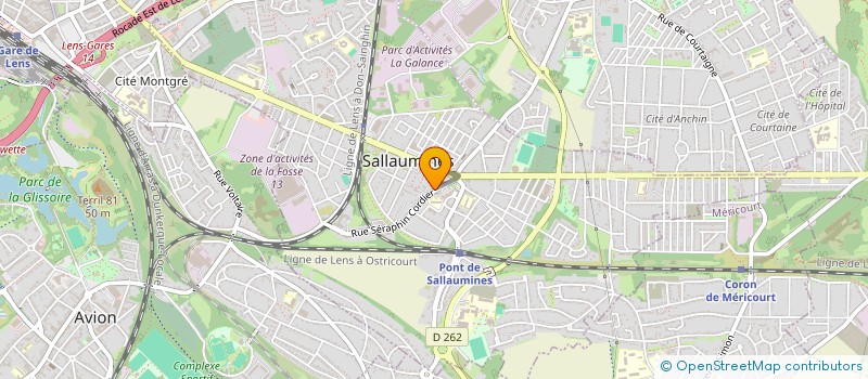 localisation de l'entreprise MONSIEUR PATRICE PROTHAIS  SALLAUMINES