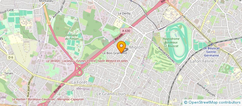 localisation de l'entreprise MONSIEUR PATRICE PUISILLOUT à EYSINES