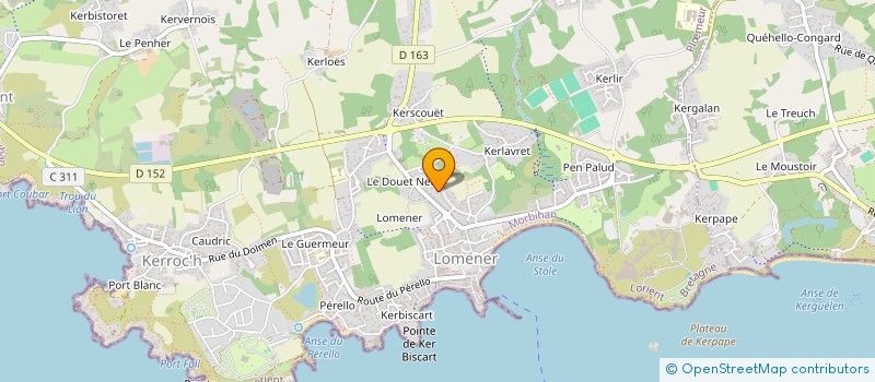 localisation de l'entreprise MONSIEUR PATRICE QUINTON à PLOEMEUR