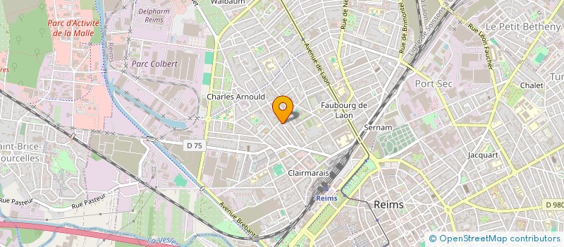 localisation de l'entreprise MONSIEUR PATRICE RABIN à REIMS