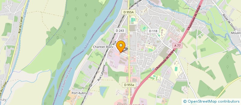 localisation de l'entreprise MONSIEUR PATRICE RACZINSKI à COSNE-COURS-SUR-LOIRE