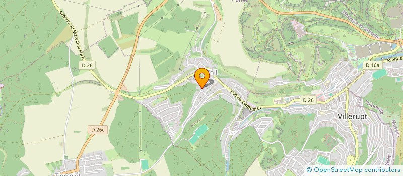 localisation de l'entreprise MONSIEUR PATRICE RADICCHI  THIL