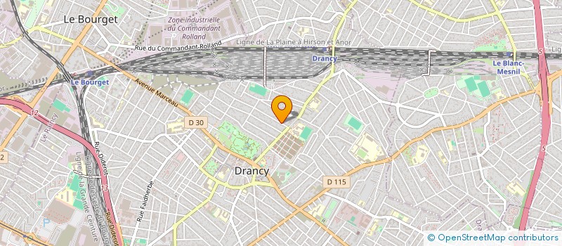 localisation de l'entreprise MONSIEUR PATRICE RAFFENAUD à DRANCY