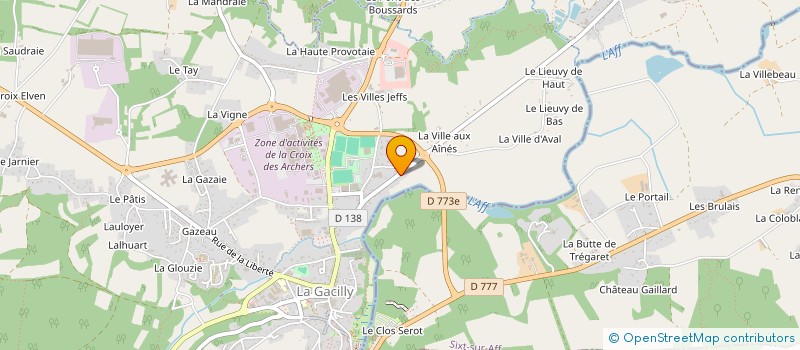 localisation de l'entreprise MONSIEUR PATRICE RAFLEGEAU  LA GACILLY