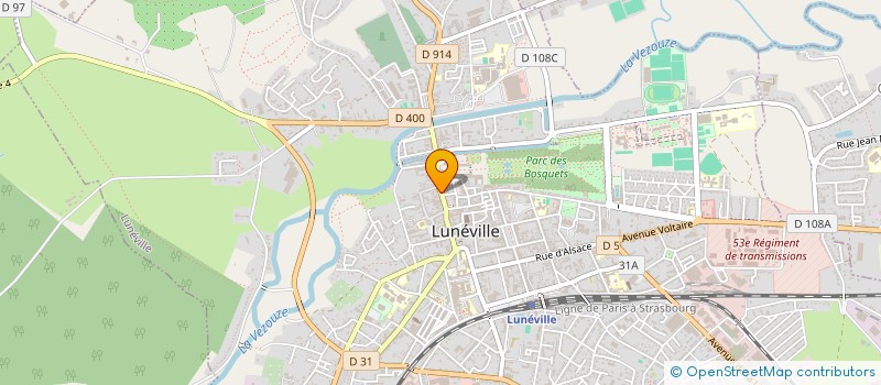 localisation de l'entreprise MONSIEUR PATRICE RAGANELLI  LUNEVILLE