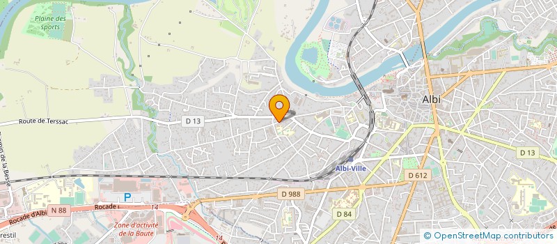 localisation de l'entreprise MONSIEUR PATRICE RAMOND à ALBI